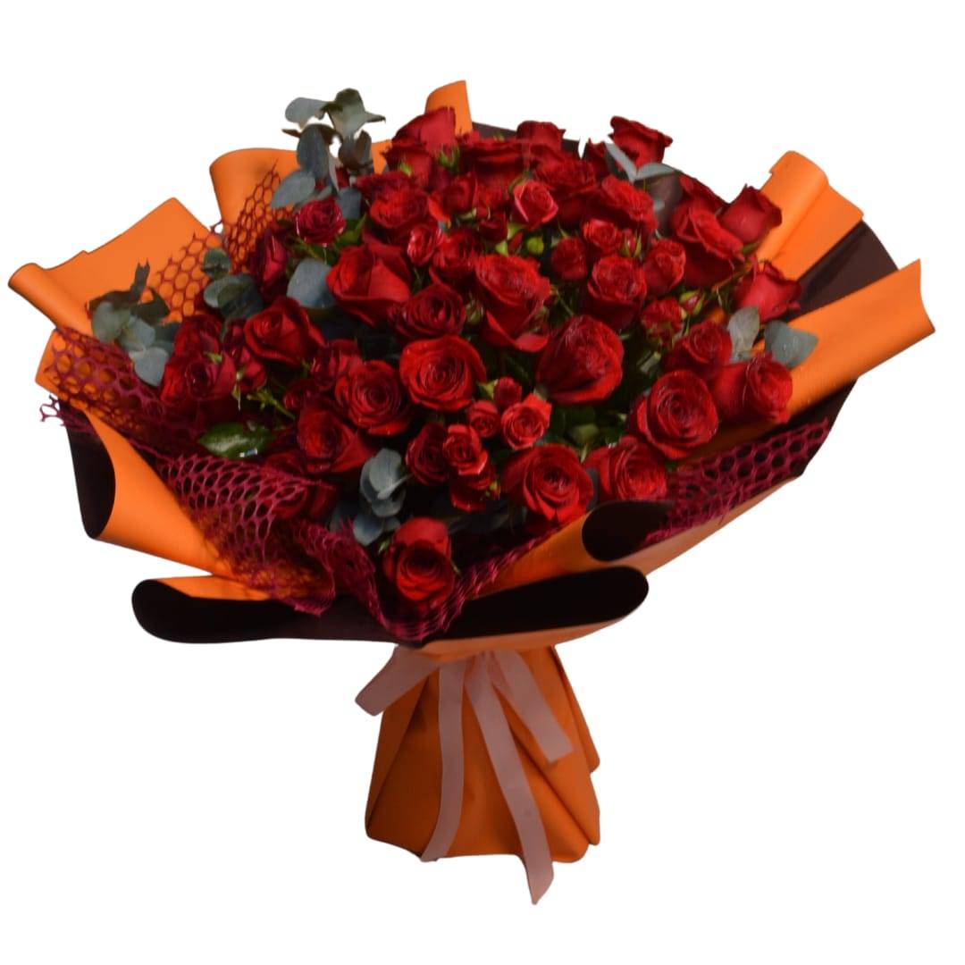 So In Love Red Rose Bouquet