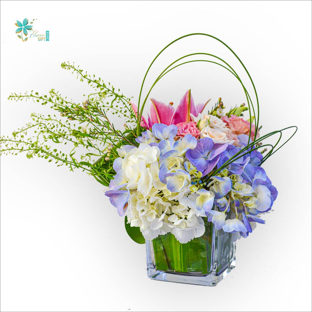 Beautiful Table Flower Glass Vase