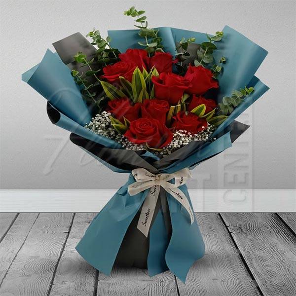 Red Rose Passionate Bouquet | Flower Gift Center