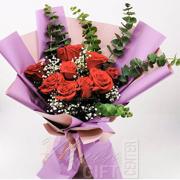 Red Rose Floral Bouquet
