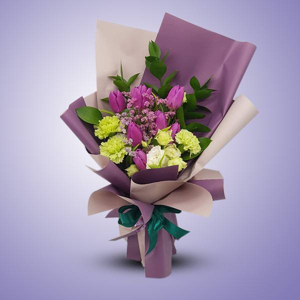 Mix Tulip Bouquet | Flower Gift Center