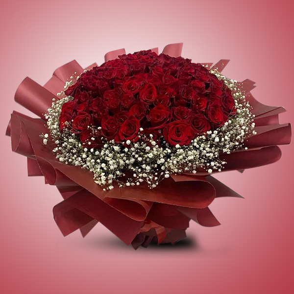 Big Luxury 99 Red Rose Bouquet