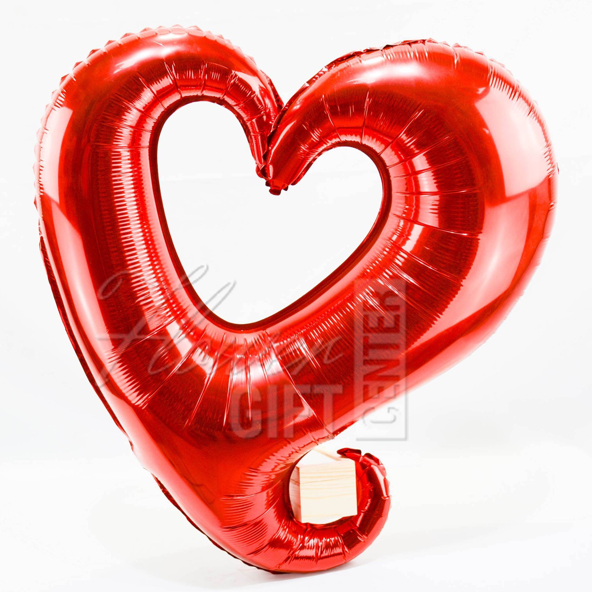 Hollow Heart Foil Balloon
