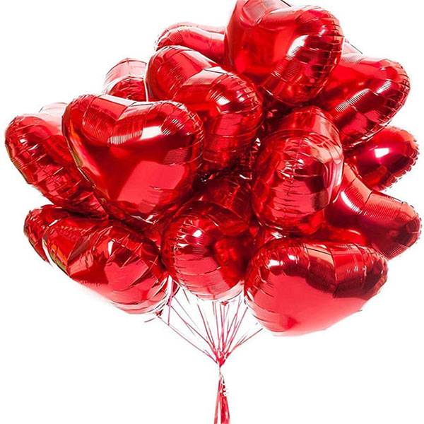 Heart Shape 18 inch helium foil balloon