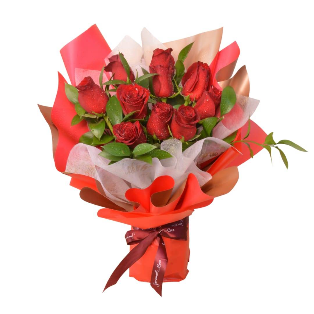 Sweet Love Red Rose Flower Bouquet | Flower Gift Center