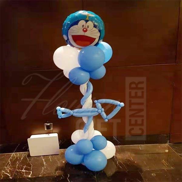 Doraemon Balloon Stand | Flower Gift Center