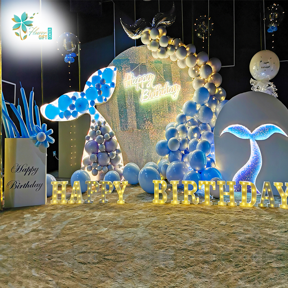 Happy Birthday Blue Decoration