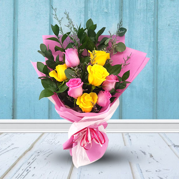Yellow and Pink Bouquet