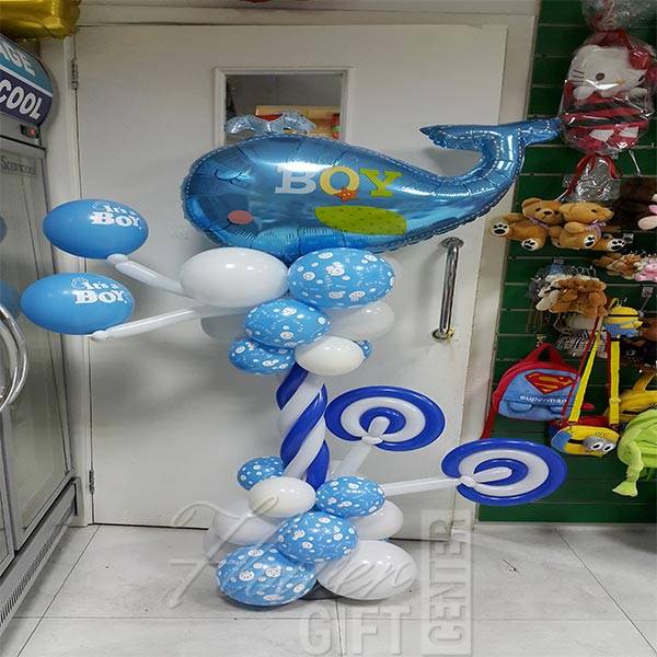 Its A boy Balloon Stand | Flower Gift Center