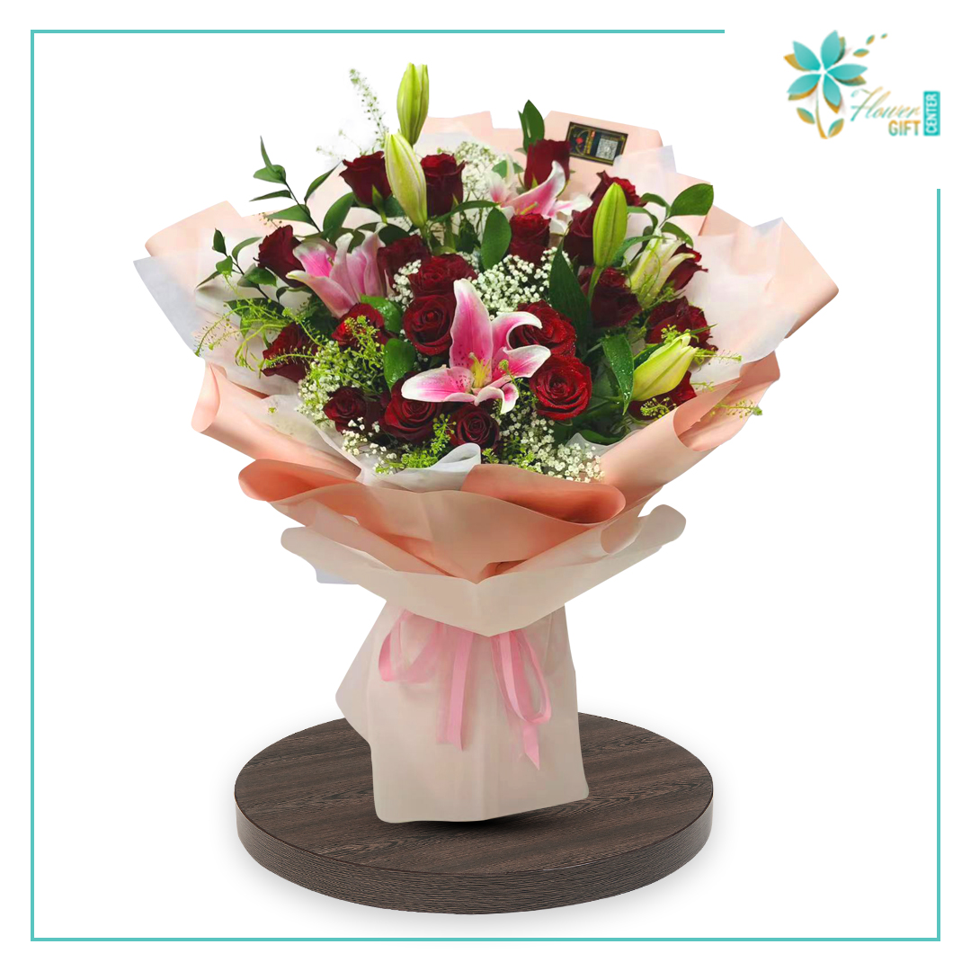 Lily Flower Bouquet | Flower Gift Center