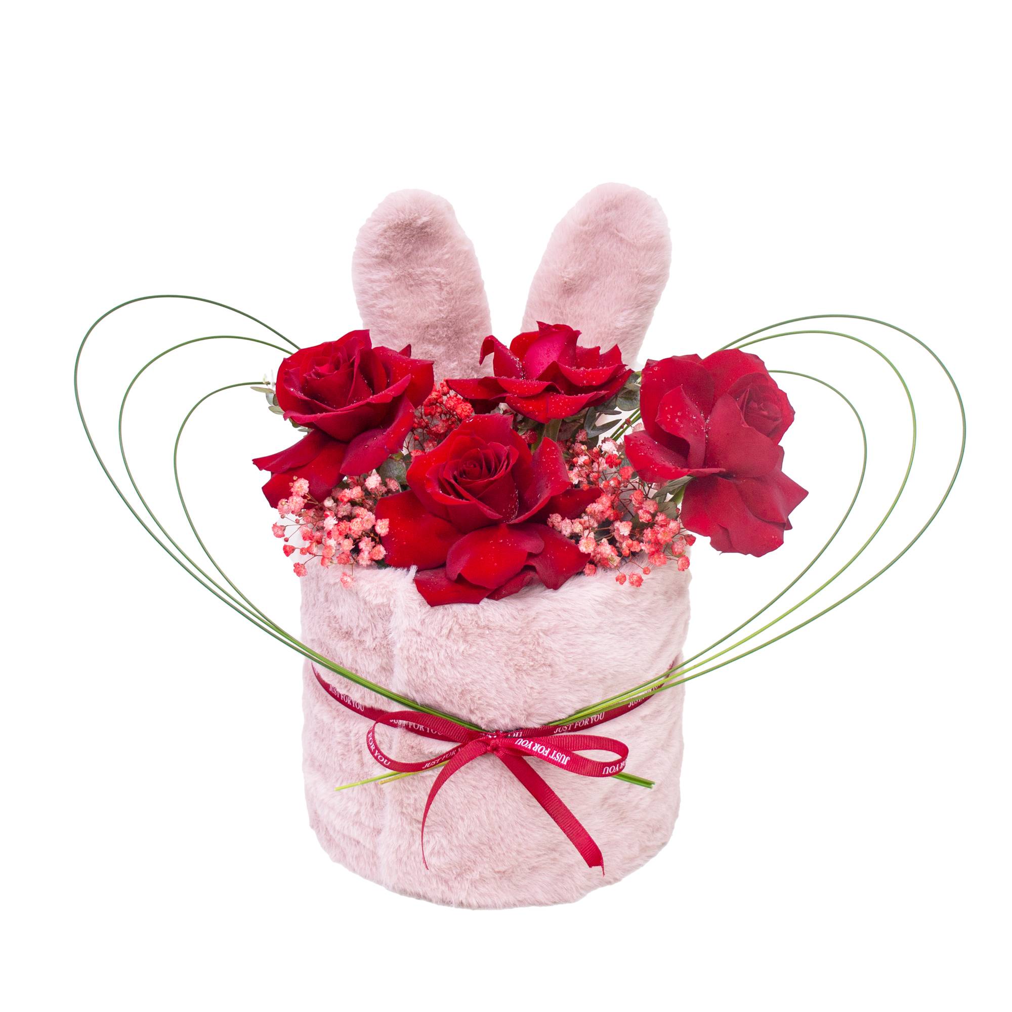 Rabbit Ears Rose Box | Flower Gift Center