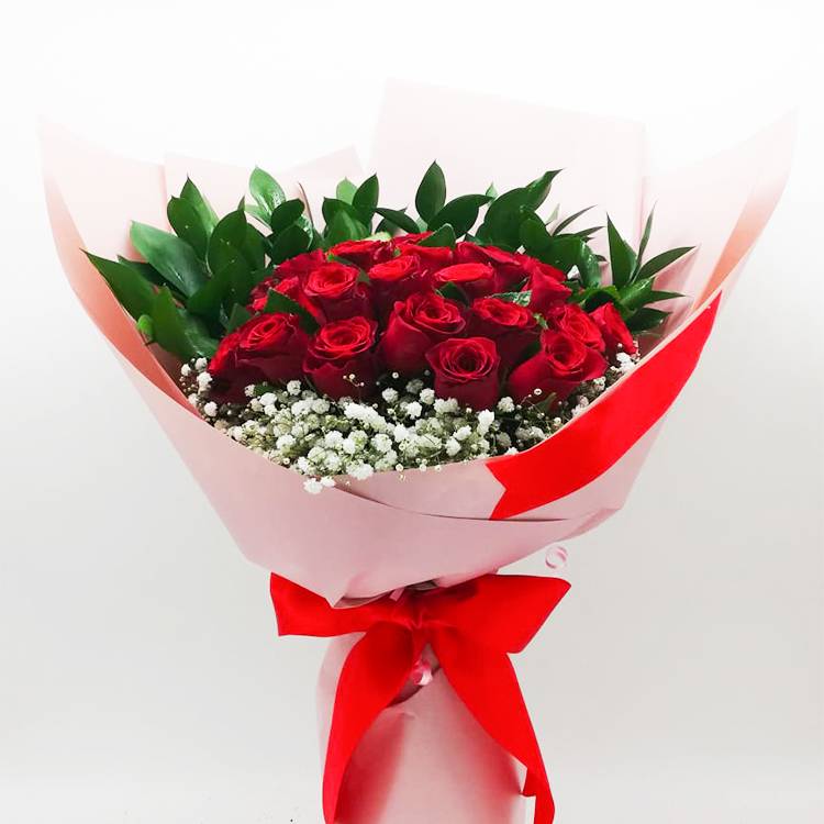 20 Red Rose Bouquet | Flower Gift Center