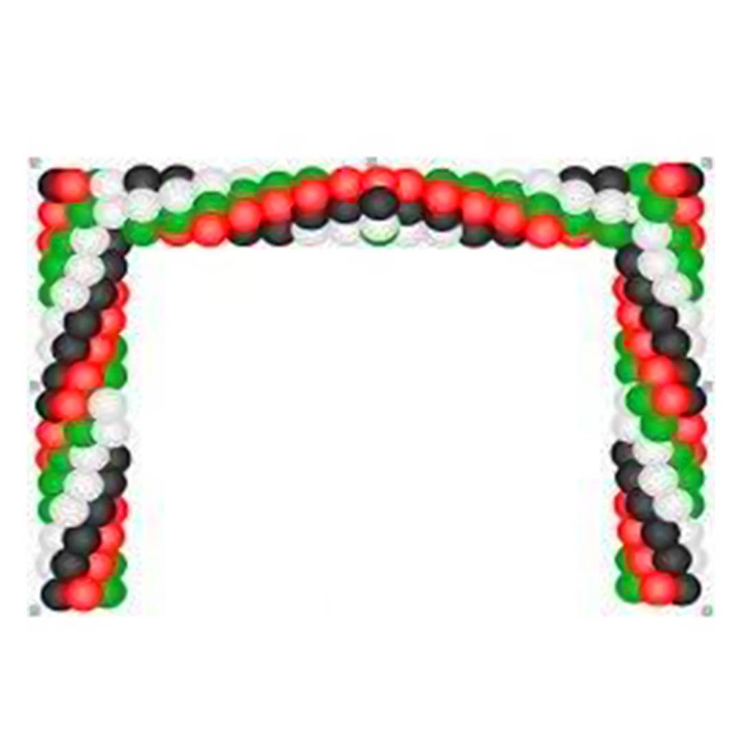 UAE Day Square Balloon Arch | Flower Gift Center
