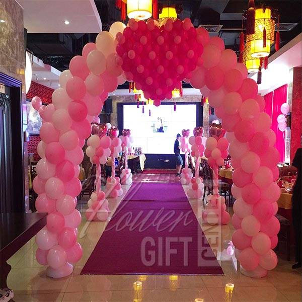 Wedding Balloon Arch With  Balloon Stand | Flower Gift Center