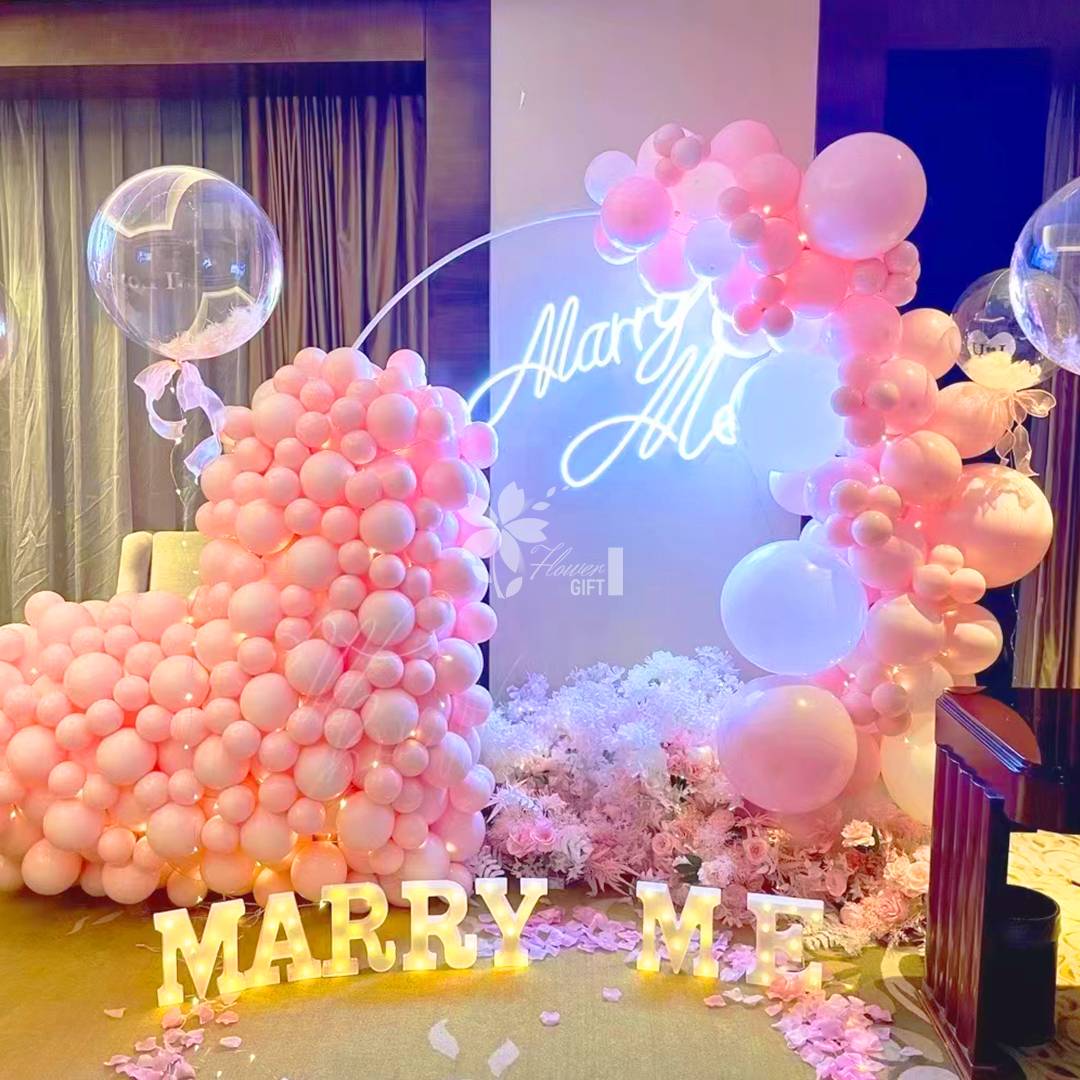 Marry Me Balloons Decoration