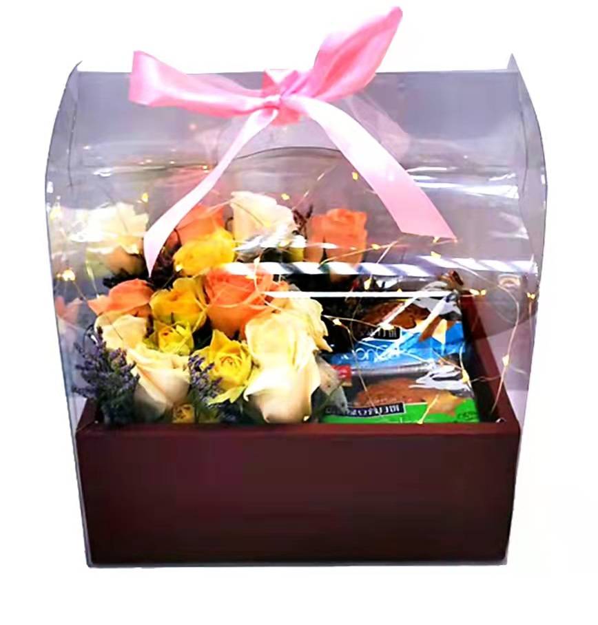 Gift Flower Box with Sweets