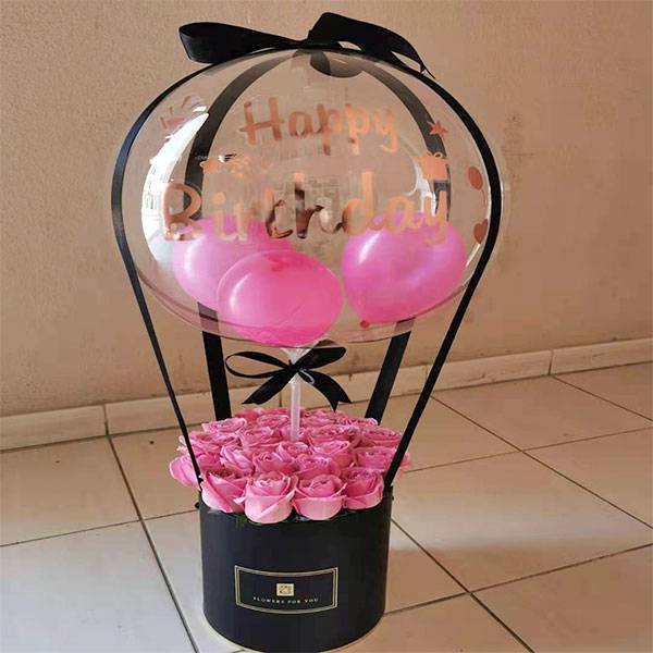 Hot Air Balloon-Flower In Box