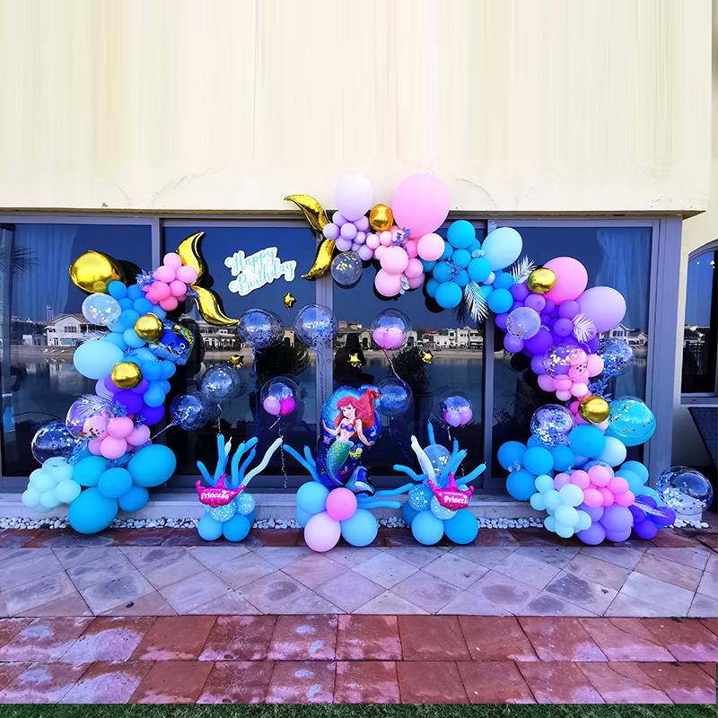 Mermaid Birthday Balloon Decoration | Flower Gift Center