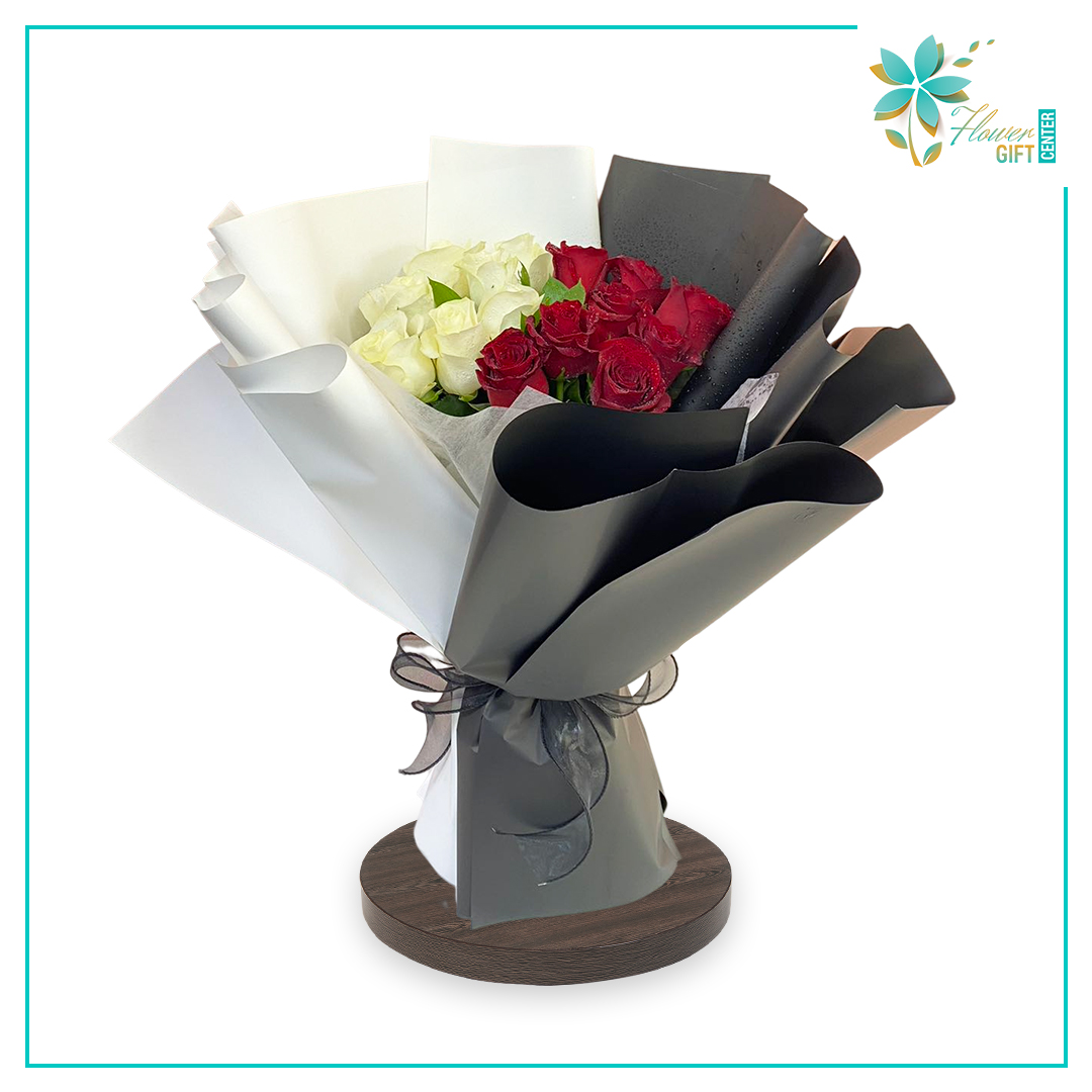 Special Black and White bouquet | Flower Gift Center