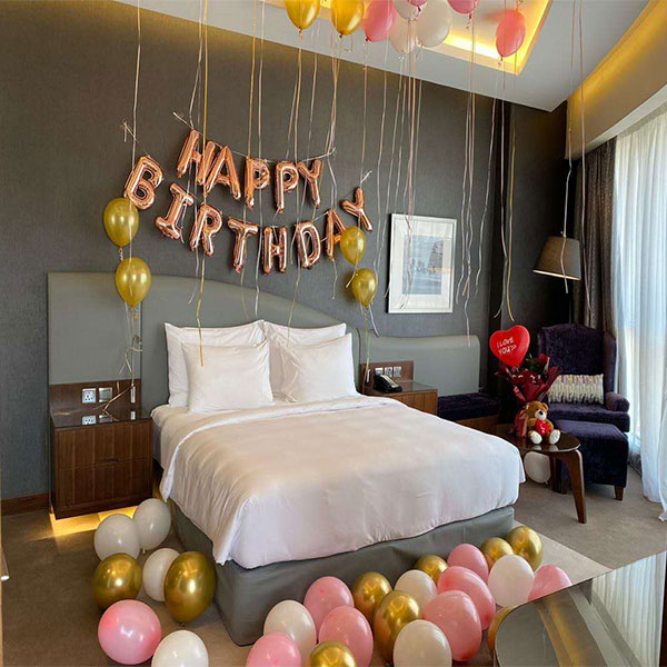 home balloon decorations - Catering services Bangalore, Best birthday party  organisers and Balloon decorators