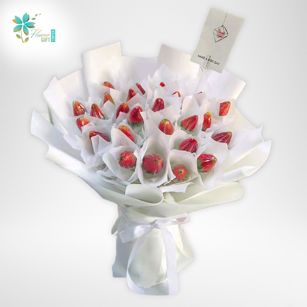Fresh Strawberry Bouquets | Flower Gift Center
