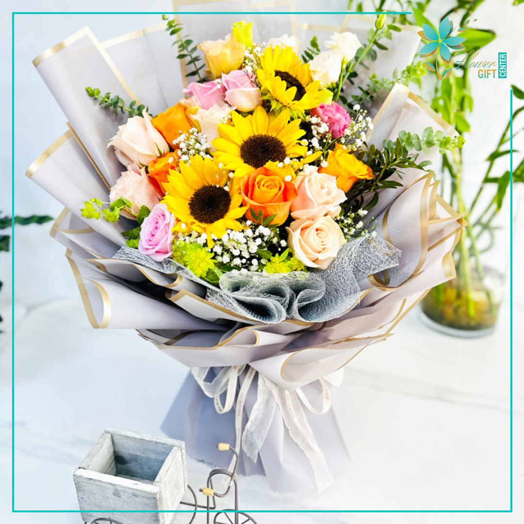Sunflower Mix Bouquet | Flower Gift Center