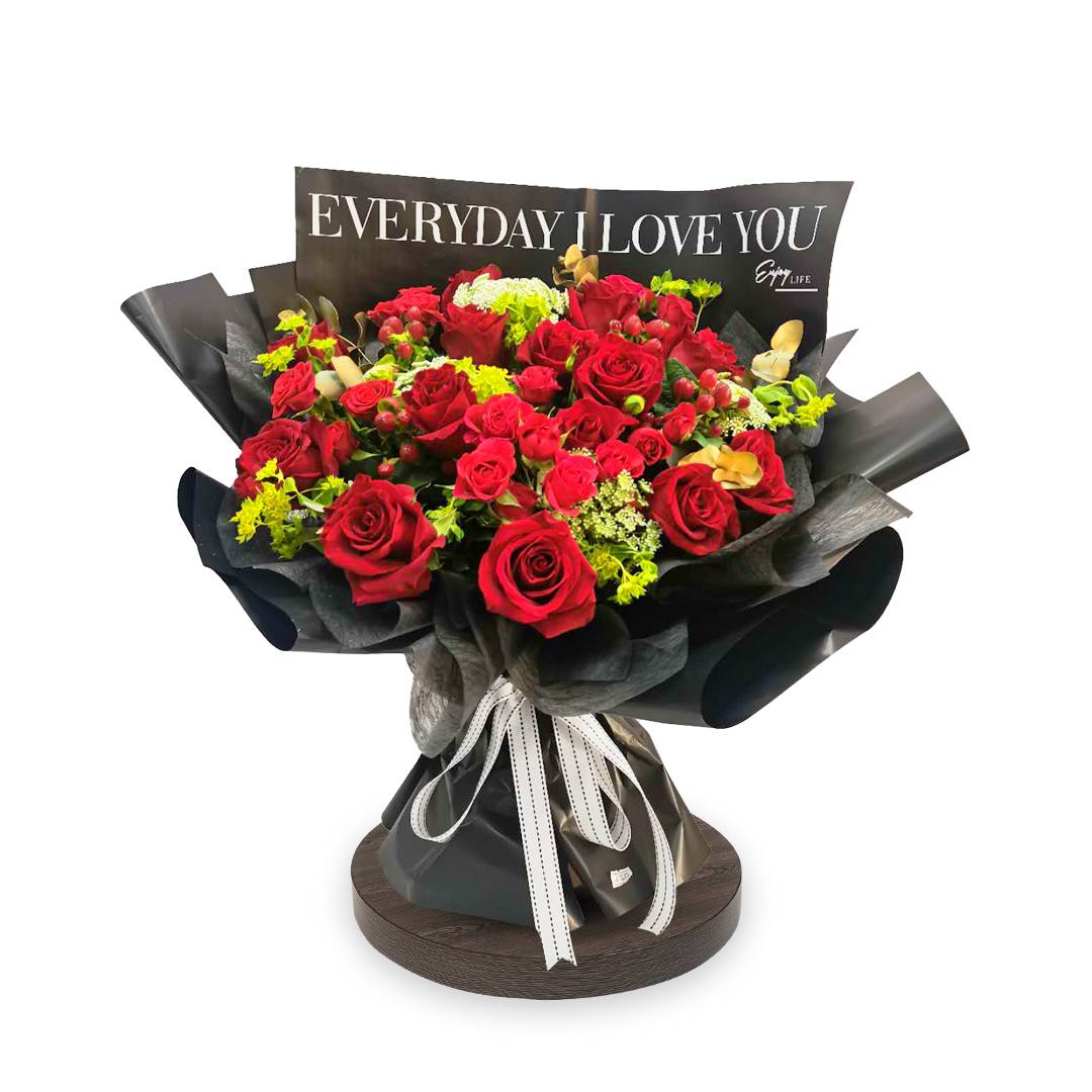25 Red Roses  Bouquet