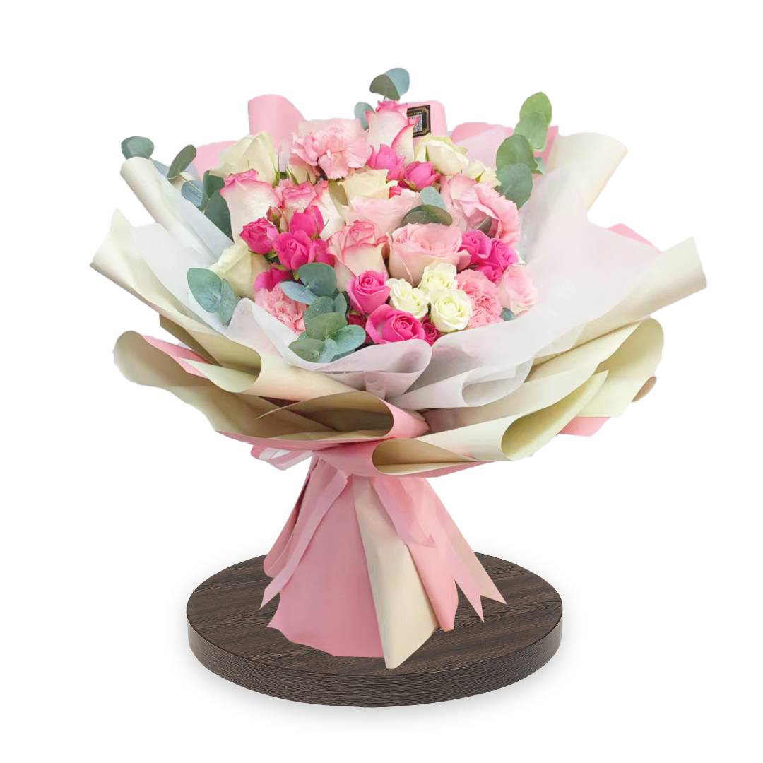 Mixed Roses Flower Bouquet | Flower Gift Center