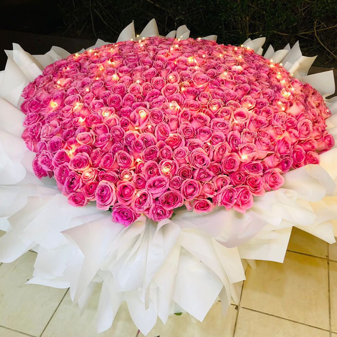 999 Heart Shape Bouquet | Flower Gift Center