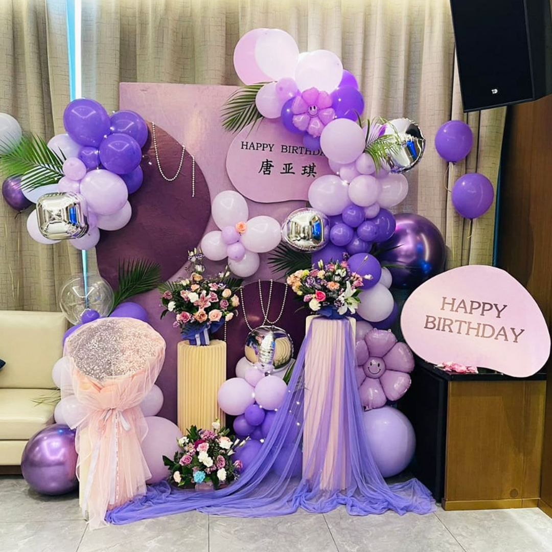 Lavender Birthday Decoration | Flower Gift Center