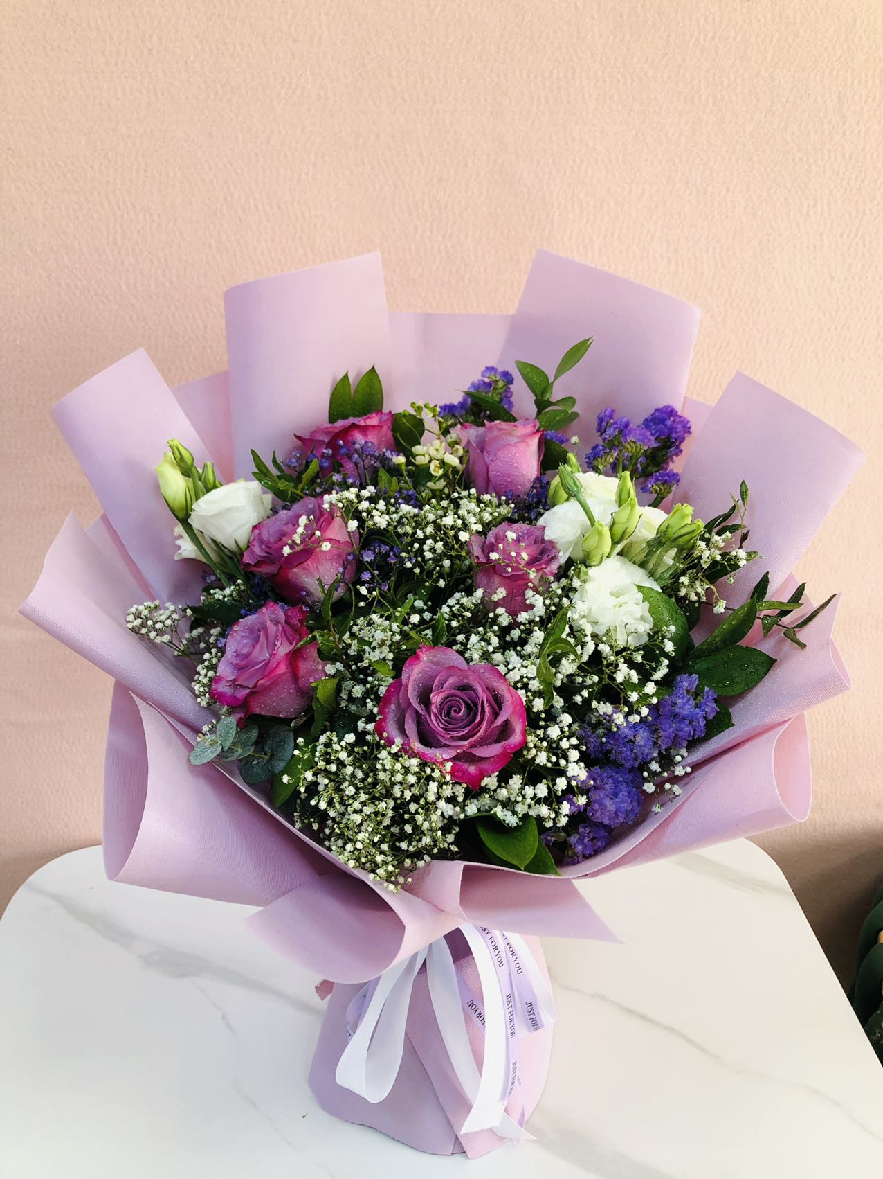 Bunch of Purple Bouquet