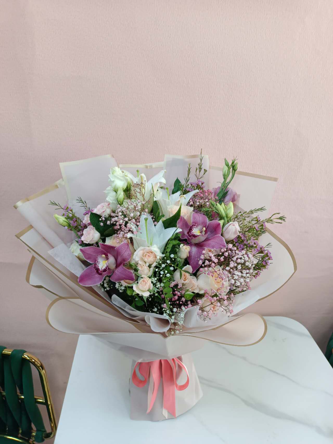Mix Orchids Bouquet | Flower Gift Center