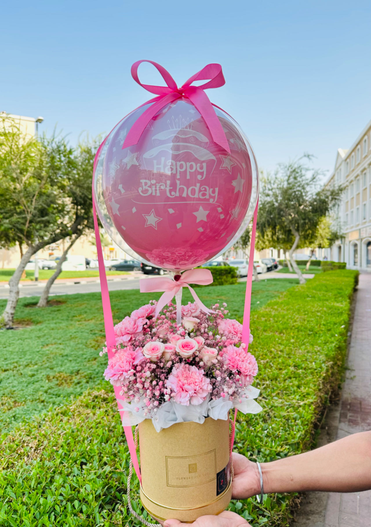 Bobo Balloon in Pink | Flower Gift Center