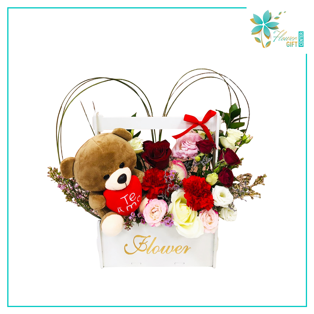 Bear Basket | Flower Gift Center