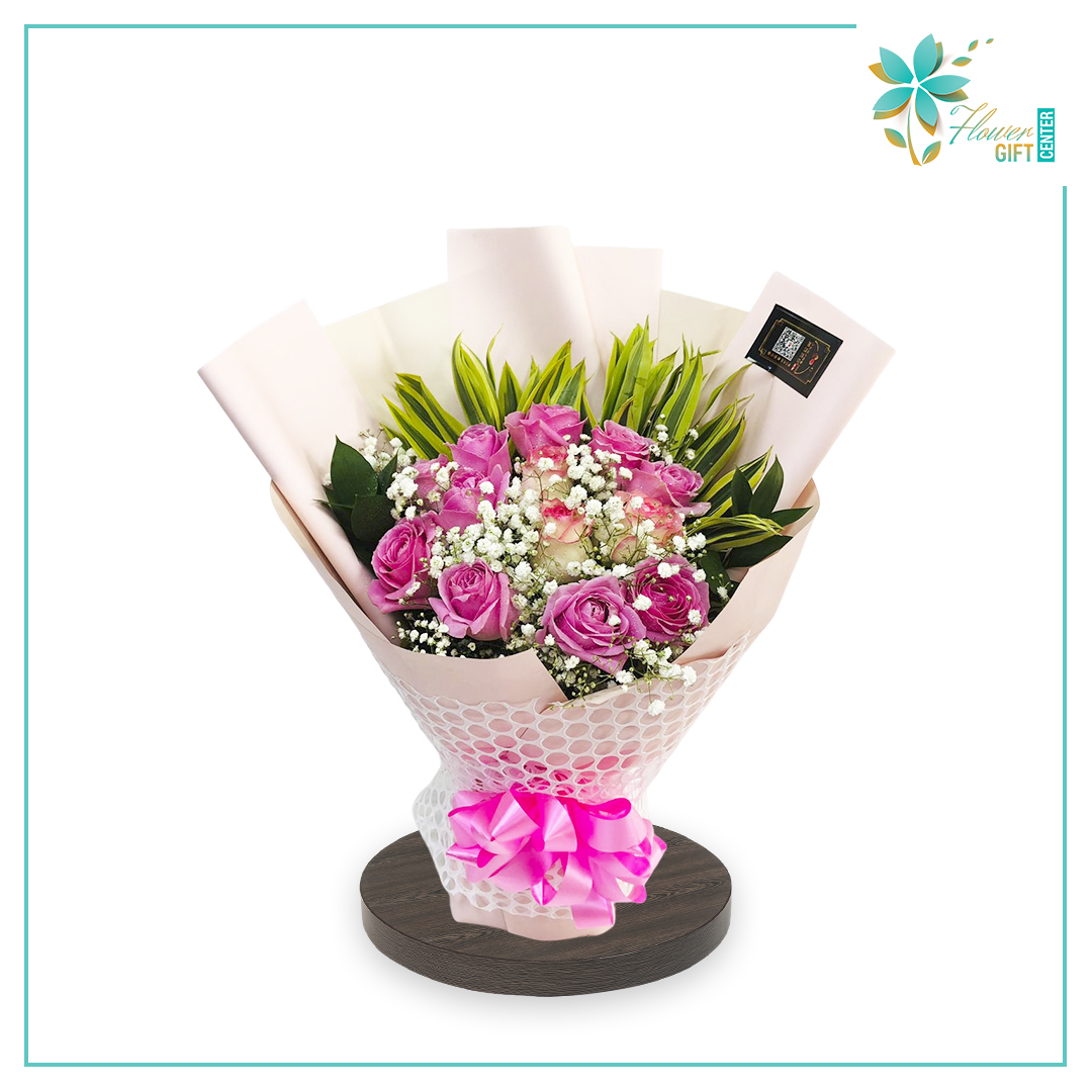 Elegant Pink Bouquet | Flower Gift Center