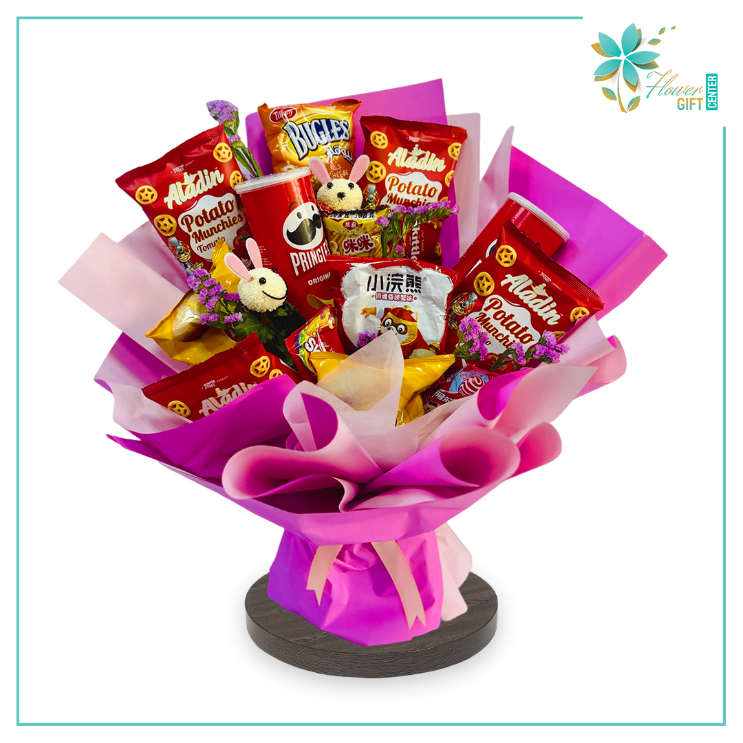 Chips Bouquet | Flower Gift Center