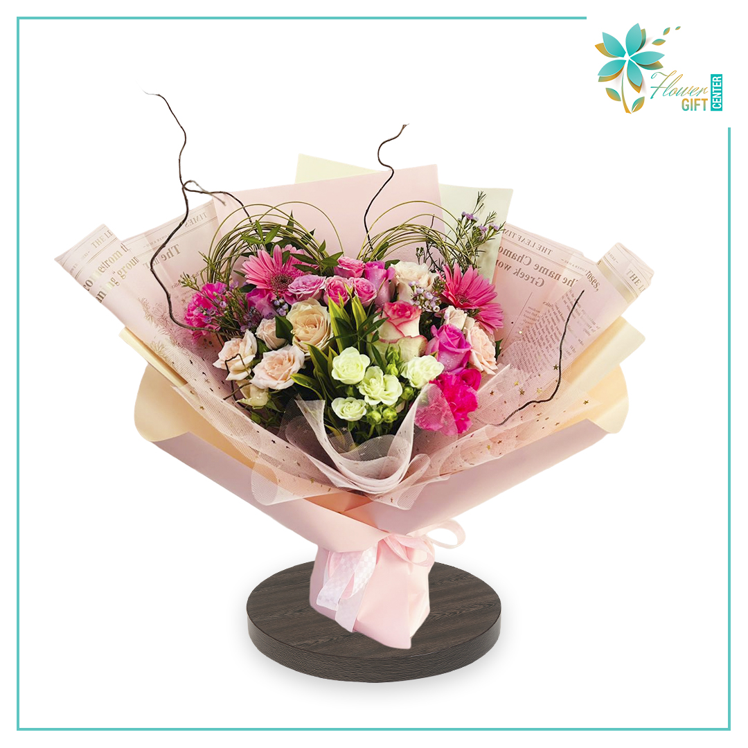 Baby Pink Bouquet | Flower Gift Center