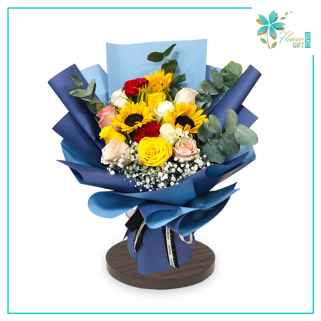 Mix Carnation Bouquet | Flower Gift Center