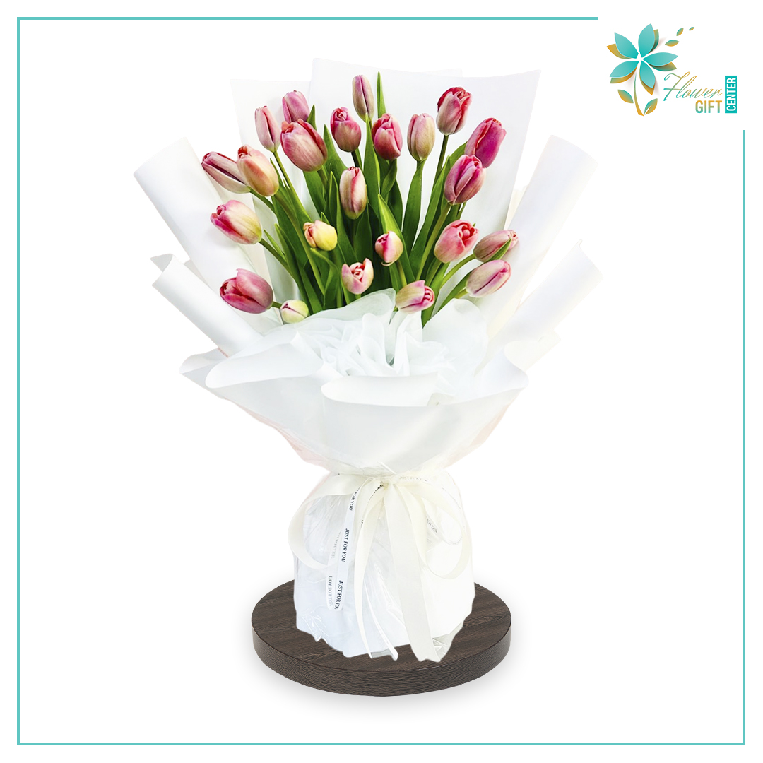 Simple Pink Tulip | Flower Gift Center