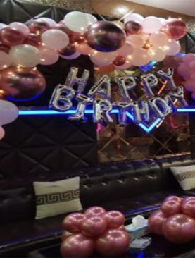 Happy Birthday in Rosegold,Pink,White | Flower Gift Center