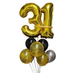 it's great for birthdays, anniversaries, or any other special occasion. It's also a great way to celebrate an accomplishment or event. The number balloon is easy to order and will be delivered in time for your celebration.